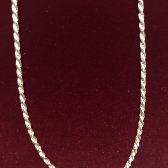 Sterling Silver Rope Chain - Picture 2 of 2